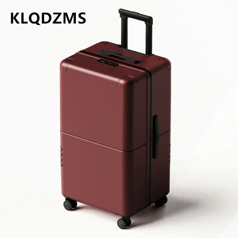 KLQDZMS Rolling Suitcase ABS+PC Boarding Box Oversized Capacity Trolley Case Thickened 20\