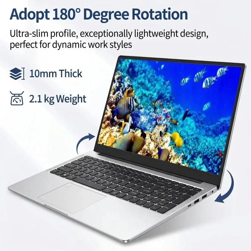 17.3 Inch Premium Notebook Win 11 Intel I9‑9900 32GB RAM 2TB SSD Fingerprint Lock Gaming Laptop For Student Office Daily Working - view 4