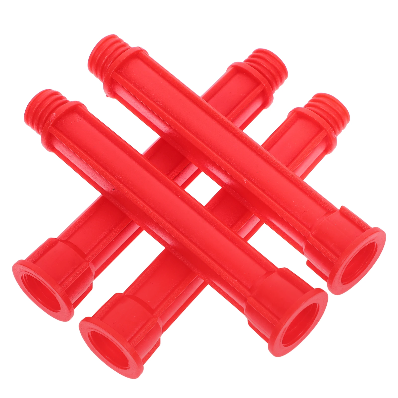 

4 Pcs Glue Nozzle Caulking Extension Tool Applicator Accessory Nozzles Red Replacement