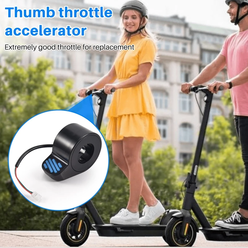 Thumb Throttle Accelerator For Es1 Electric Scooter,Finger Throttle Foldable Replacement For Ninebot Es1/Es2/Es3/Es4 Kickscooter