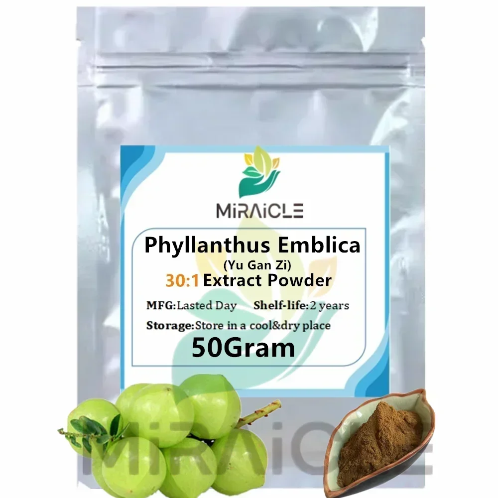 50-1000g Extrait de ganglion résiduel Phyllanthuis Emblice 30:1