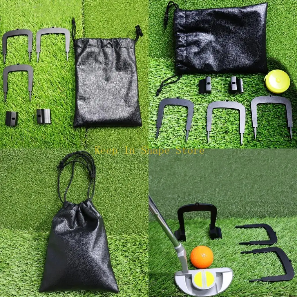 U1JC Putting Gates with Carry Bag Golf Portable Golf Training Equipment for Putt ment Control Accessories