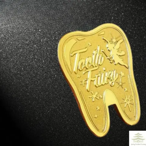 1PCS Tooth Fairy Commemorative Coin Creative Kids Tooth Change Gifts Plated Coin Gift Home Decor Souvenir