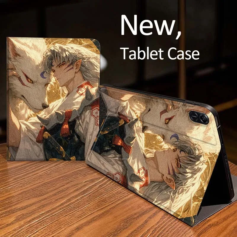 

Inuyasha Popular Cute Luminous For Honor Pad Tab Magic GT GT2 6 X8 V7 V8 X9 8 9 13 X8a X9a Pro 10 12.1 12.5 Inch Tablet Case