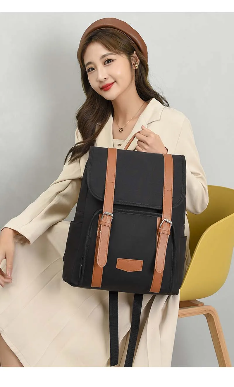 New Women's Large Capacity Waterproof Oxford Travel Backpacks Fashion Anti Theft Shoulder Bags School Bag Crossbody Backpack