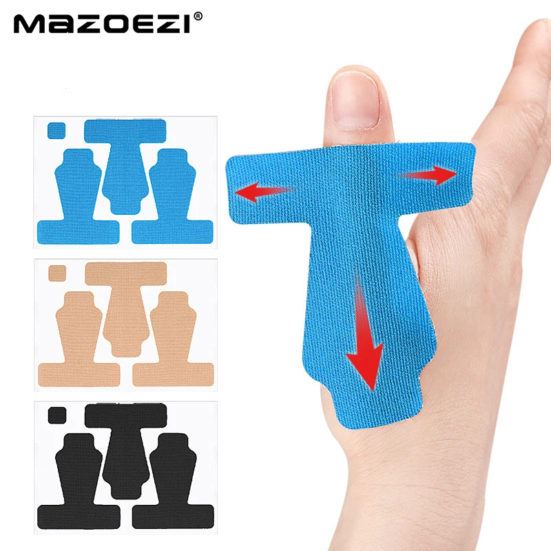 Vorgeschnittenes Daumenstützband 1 Set Elastisches Kinesiologie-Tape zur Daumenschmerzlinderung - Arthritis Sehnenentzündung Fixierte Unterstützung