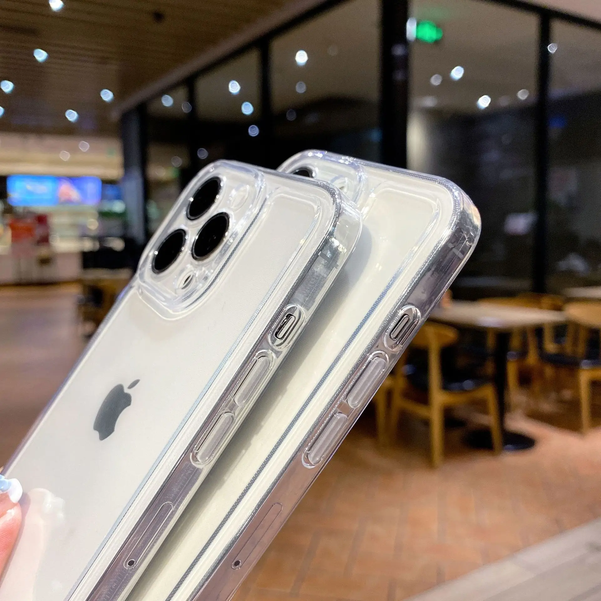 IPhone用クリア携帯電話ケース,iPhone 15, 14, 13, 12, 11 pro,xs max,xr,x,8, 7 plus,se,2020, 2022用ケース