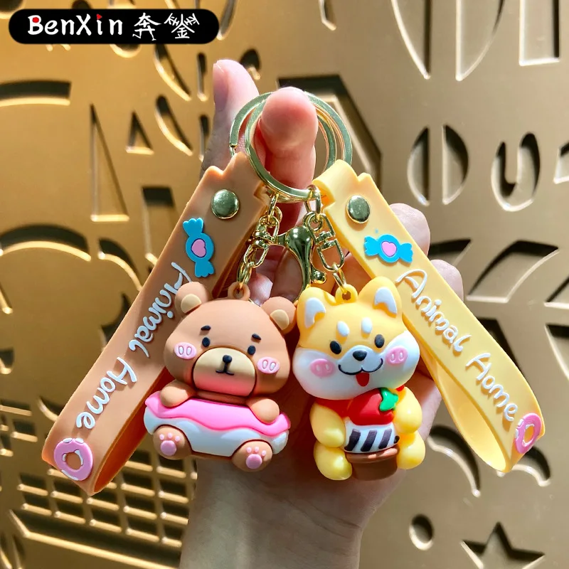 

Miniso Exquisite small gift key chains, bag pendants, car key chains, dolls, high-end and exquisite high-end gifts