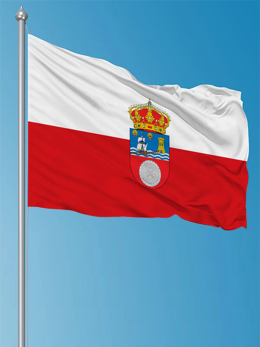 FLAGDOM 60x90cm 90X150cm Spain Spanish Flag of Cantabria