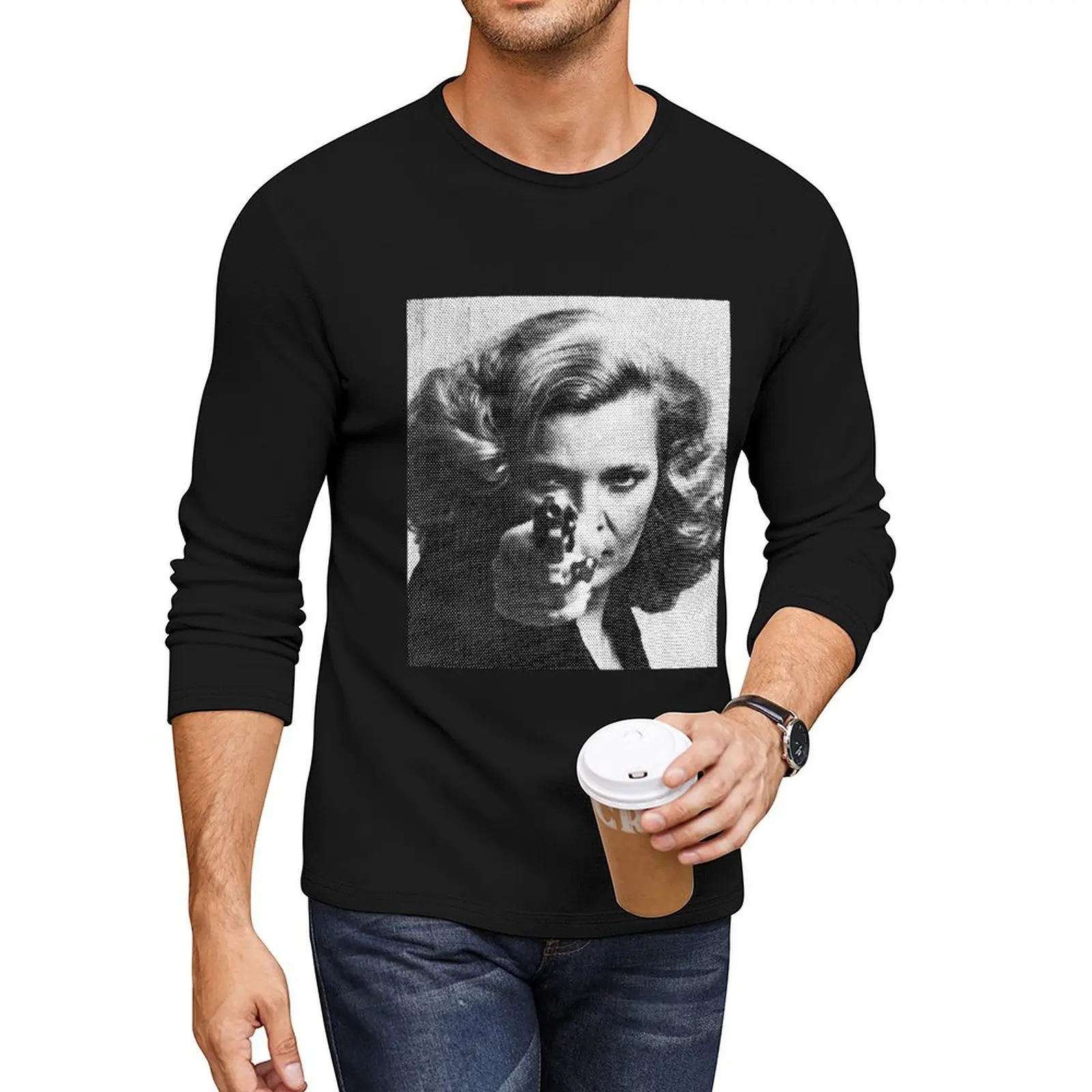 

Gena Rowlands Portrait In Black _amp_ White Long T-Shirt boys t shirts customized t shirts T-shirt men