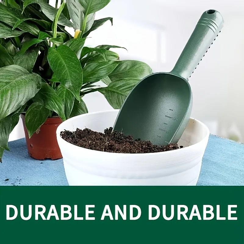 5PCS Gardening Shovel Flower Vegetables Planting Soil Loosening Shovel Plant Hand Trowels Digging Beach Sand Pet's Food Scoop