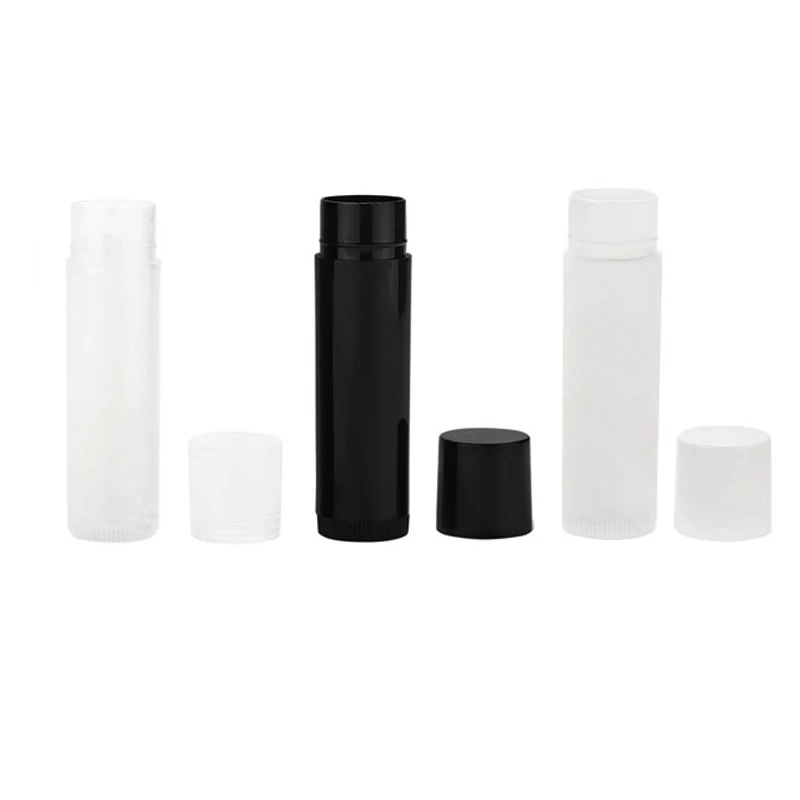 

200Pcs 5G 5ML Empty Chapstick Lip Gloss Lipstick Balm Tube With Caps Cosmetic Container Bottle For Lady Women Makeup Tools