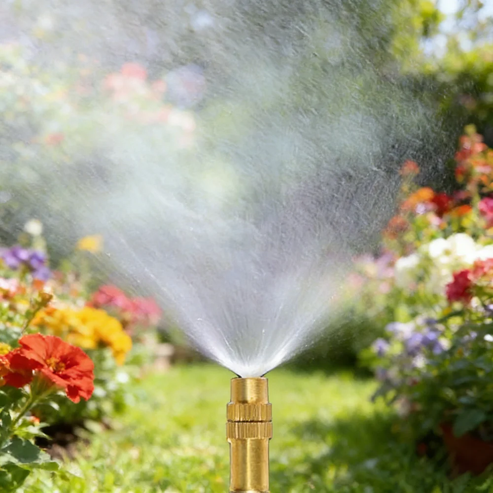 10pcs Adjustable Fine Spray Nozzles, Garden Lawn Irrigation Cooling Dedusting Spray Nozzle, Household Gardening Watering Nozzle