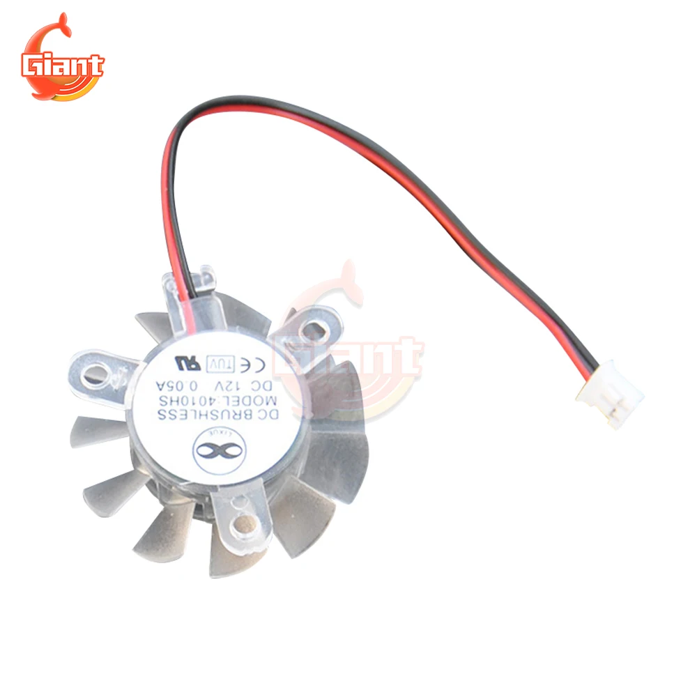 4010 DC12V Professional Graphics Card Heat Sink Cooling Fan XH2.0 Interface Radiator Silent Fan PC Computer Cooling Fan