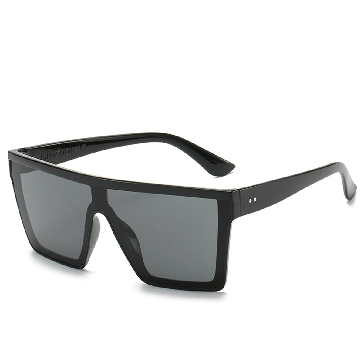 Neue Trend-Sonnenbrille mit dickem Rahmen – Persönliche Oversize-Brille für Damen und Herren im Export-Design – Detail 9