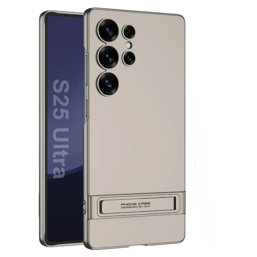 Ständer Galaxy S25 Ultra Handyhülle für Samsung Galaxy S25 S24 Ultra Halterung zum kabellosen Laden Kunststoff Schutzhülle
