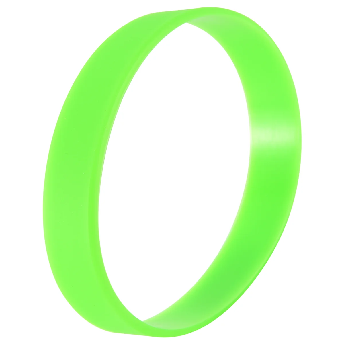 

Fashion Silicone Rubber Elasticity Wristband Wrist Band Cuff Bracelet Bangle Green