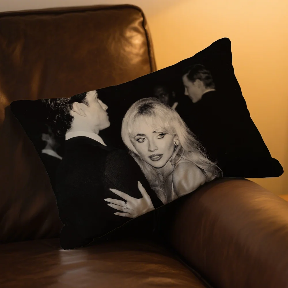 Sabrina Carpenter Man's Best Friend Rechteckige Kissenhülle mit Aufdruck, für Bett, Sofa, Zimmer, Heimdekoration, Kissenbezug – Detail 6