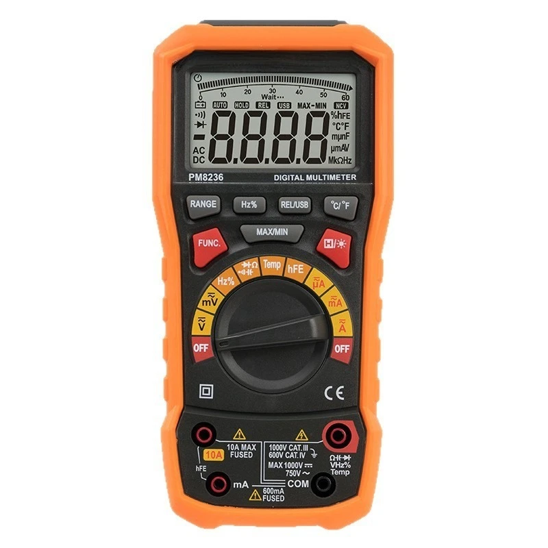 PM8236 Digital Multimeter High Precision Multifunction USB Data Transfer Multimeter