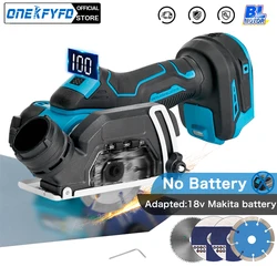 ONEKFYFD Angle Grinder 3inch Speed Variable Cordless Electric Grinding Cutting Woodworking Tool for 18V Lithium-Ion Battery