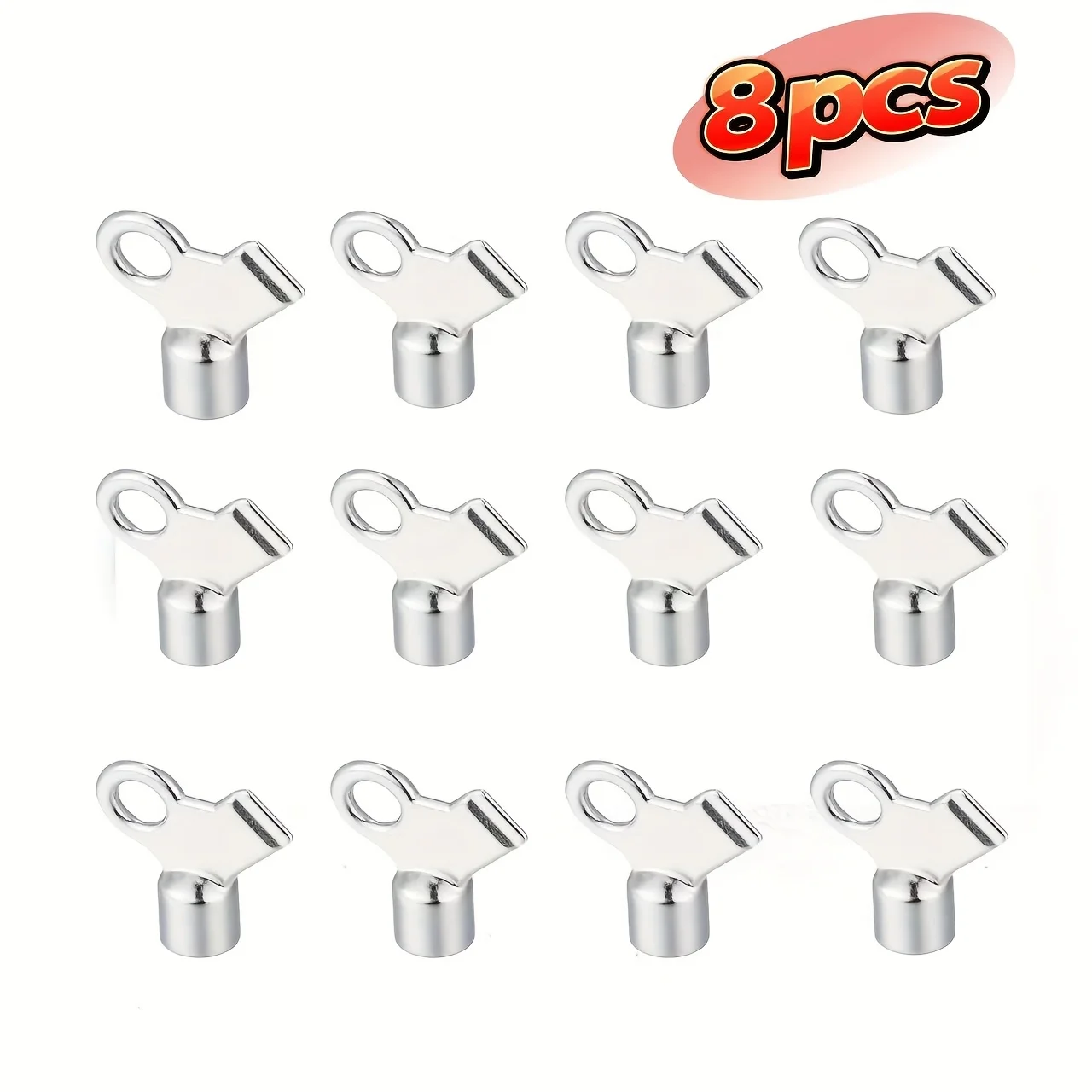 

Набор из 8 прочных металлических ключей для сливных/вентиляционных клапанов системы отопления - Подходит для большинства автомобилей, упрощает обслуживание системы отопления