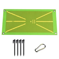 Golf Training Mat for Swing Detection Batting Golf Training Aid That Shows Swing Path Feedback and Correct Hitting Posture