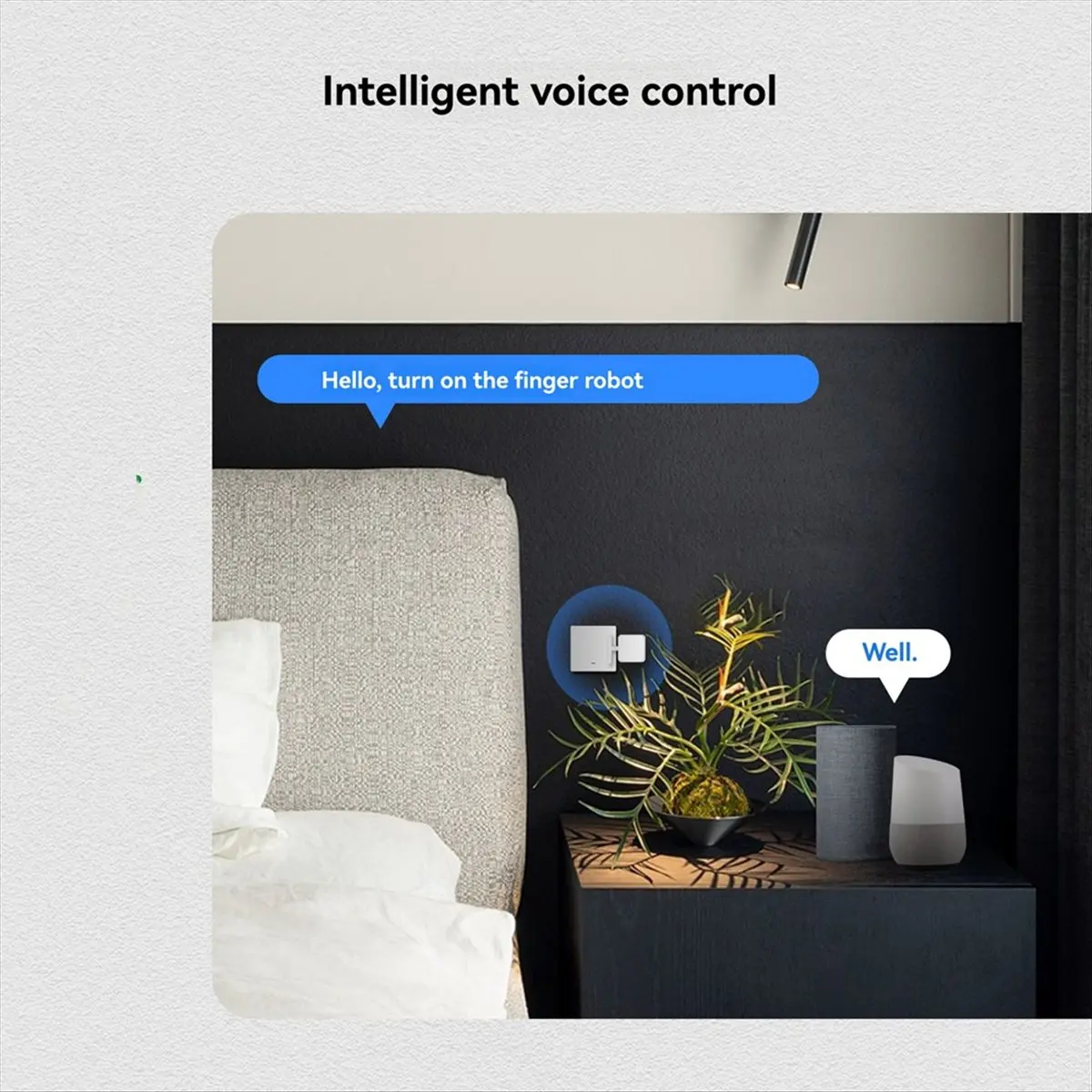 Goodprice Tuya Smart Bluetooth Finger Robot Warp Switch Button Key Smart Life App Voice Control Via Alexa, Google Assistant