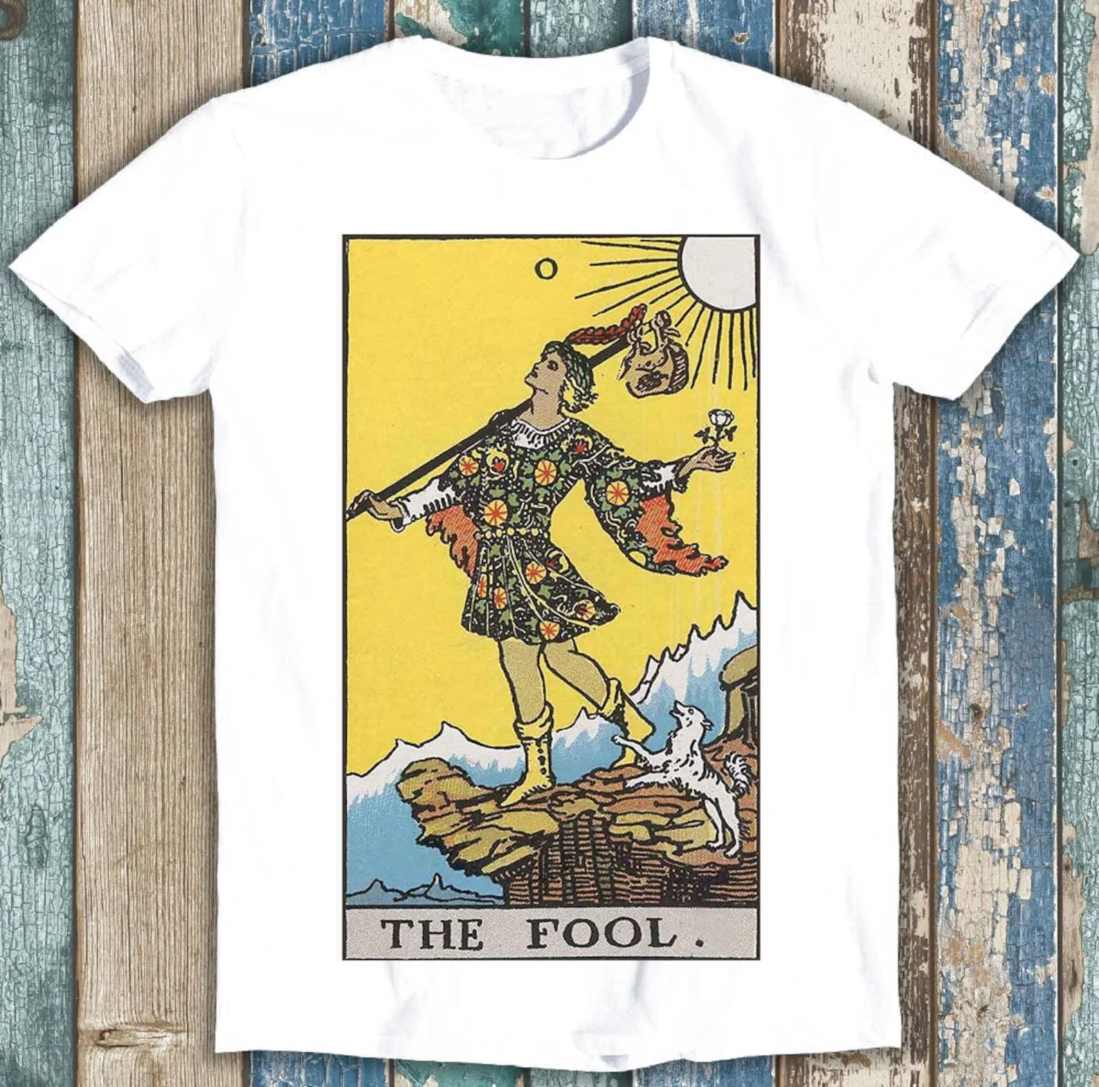 Tarot The Fool Play Card Best Seller Funny Meme Top Unisex Gift Tee T Shirt