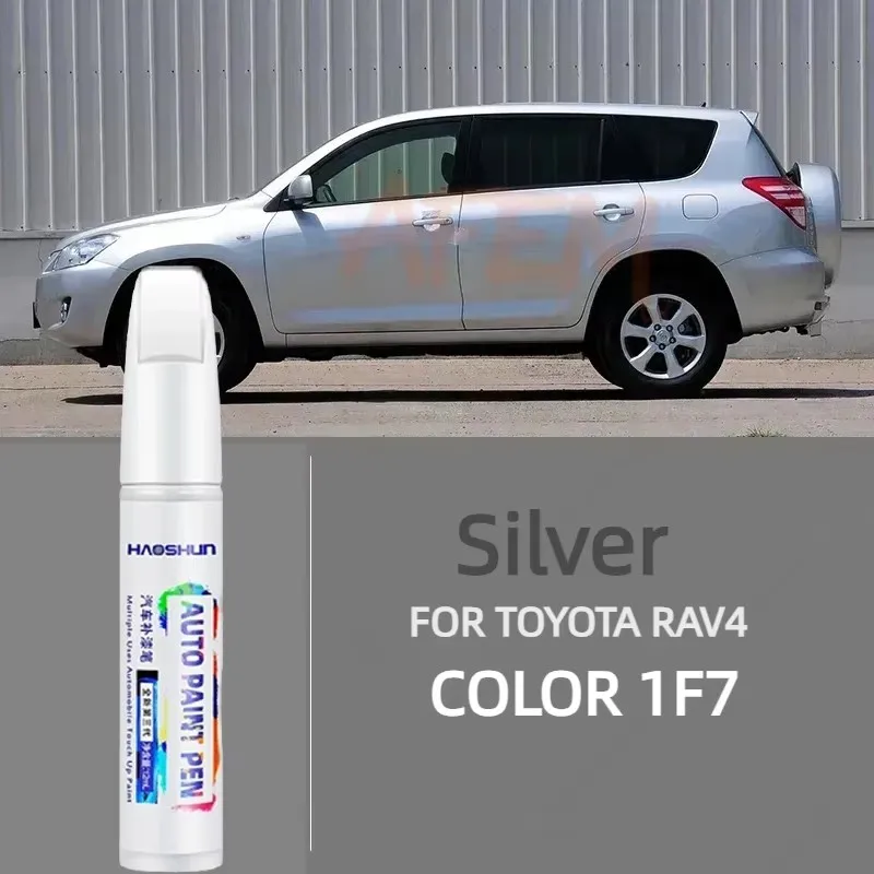 For Toyota RAV4 Car Scratch Repair Pen Paint Bright Pen Pearl White Paris Red Silver Surface Trace Repair Set Pearl White