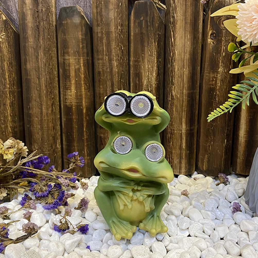 

Солнечная лягушка, украшение, уличный декор, маленькая лягушка, ночной уличный декор, светильник, двор, газон, аксессуары