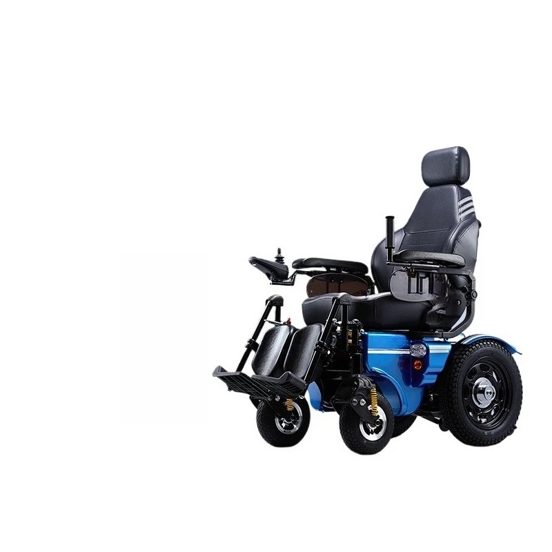 electric wheelchair intelligent fully automatic stroke hemiplegia elderly disabled off-road special belt shock absorption