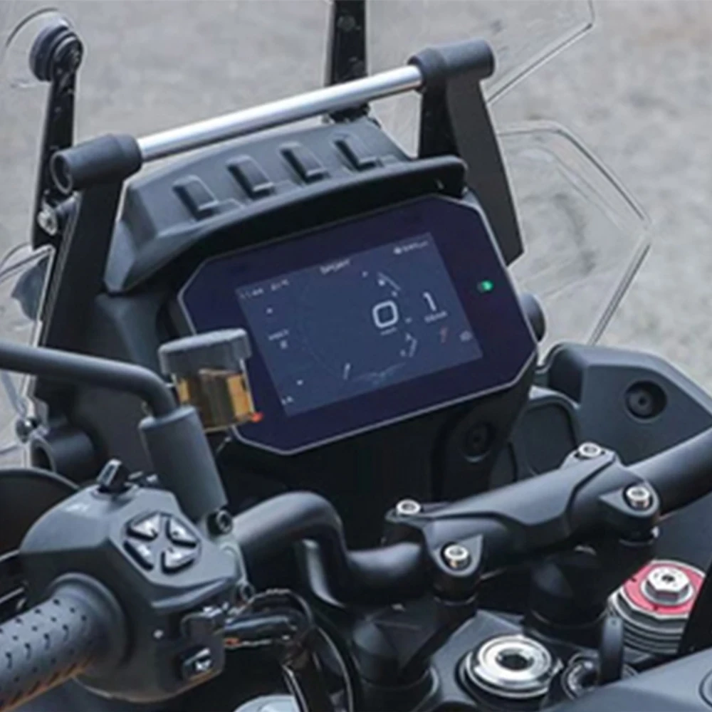 دراجة نارية خدش العنقودية أداة فيلم ل Guzzi V85TT 2019-2023 V85 TT V 85 TT 2024 لوحة حماية شاشة لوحة القيادة #3