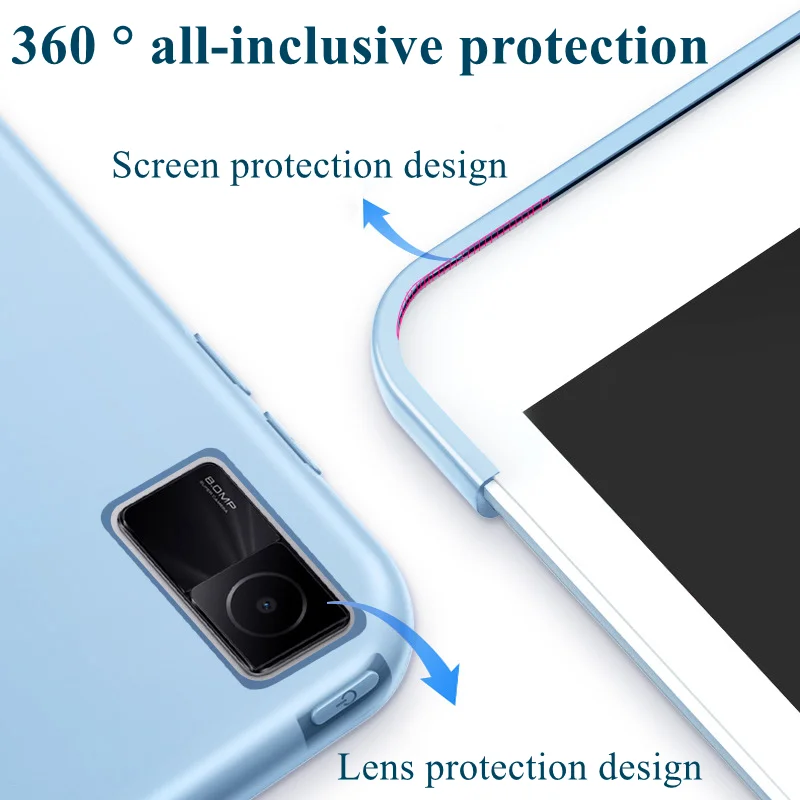 Smart Case for Xiaomi RedMi Pad 10.6 2022 New Magnetic Filp Stand Cover Tablet Funda for RedMi Pad Case 10.61 inch+Film+Pen