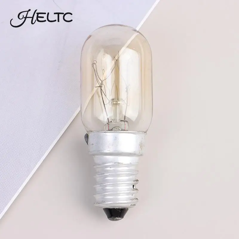 10/15/20/25W E14 Oven Light Bulb Halogen Oven Refrigerator Lamp High Temperature Resistant Safe Dryer Microwave Light Bulb