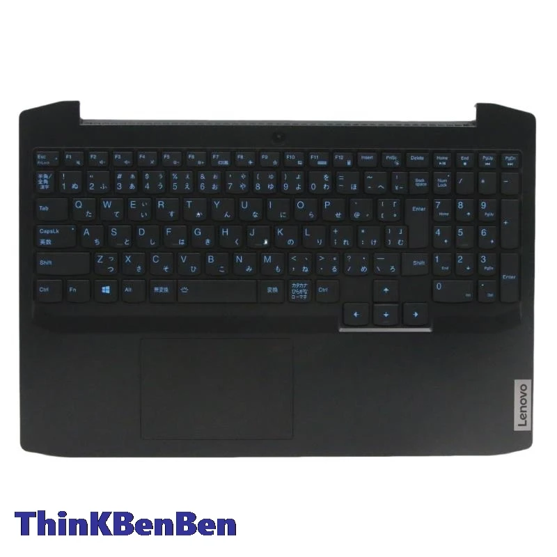 JP Japanese Onyx Black Keyboard Upper Case Palmrest Shell Cover For Lenovo Ideapad Gaming 3 15 15ARH05 5CB0Z33151