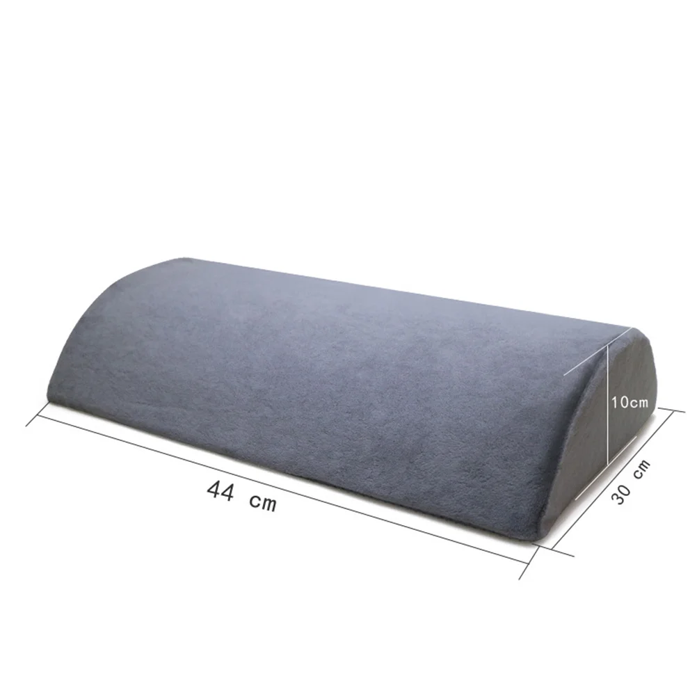 

Удобная серая полуцилиндрическая подставка для ног, портативная подушка для отдыха для ног для мужчин и женщин, офиса, путешествий, автомобиля, самолета