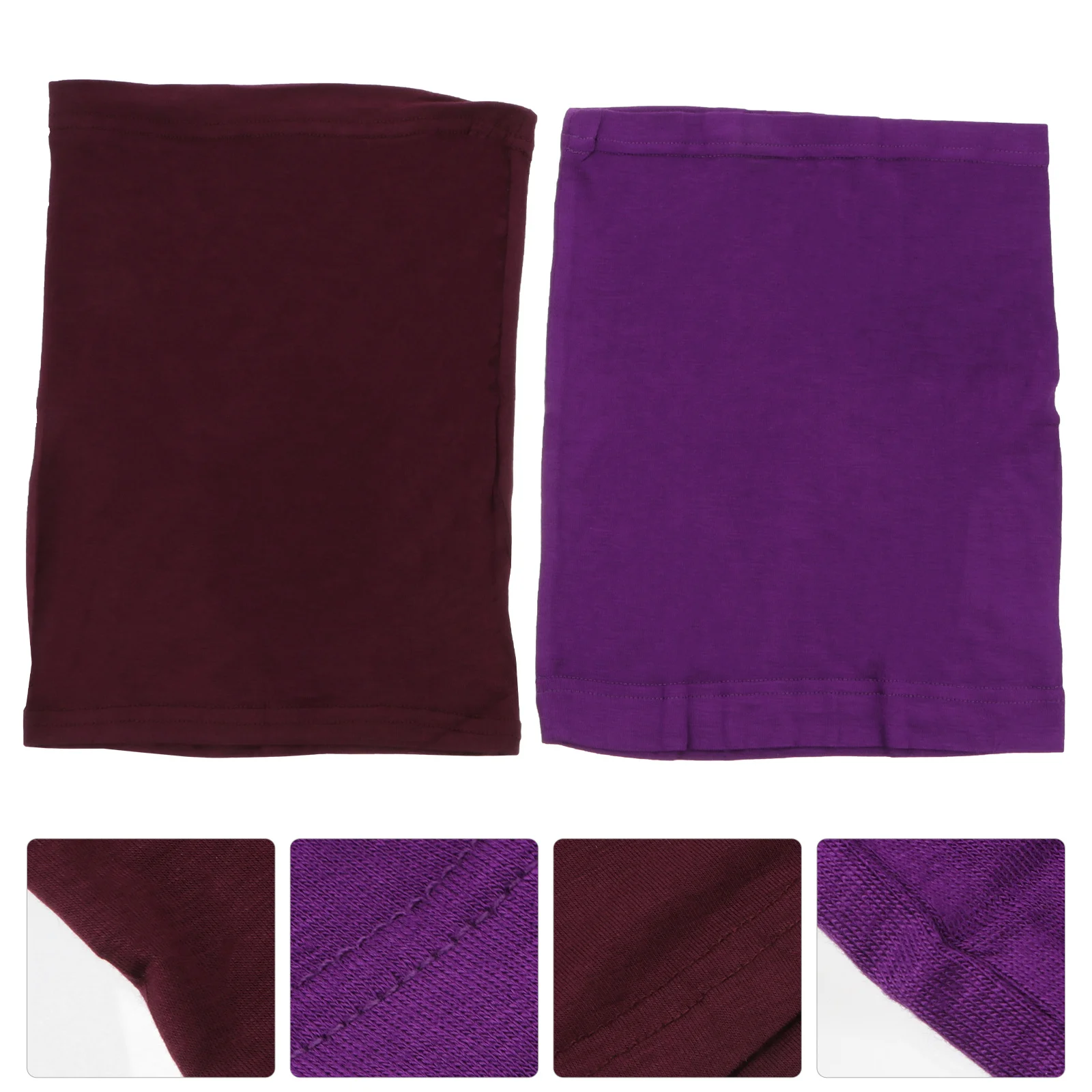 

2Pcs Elastic Under Scarf Hat Soft Cotton Neck Wrap Tube Caps Breathable Sweat Absorbent Women Hijab Caps Islamic Neck Cover