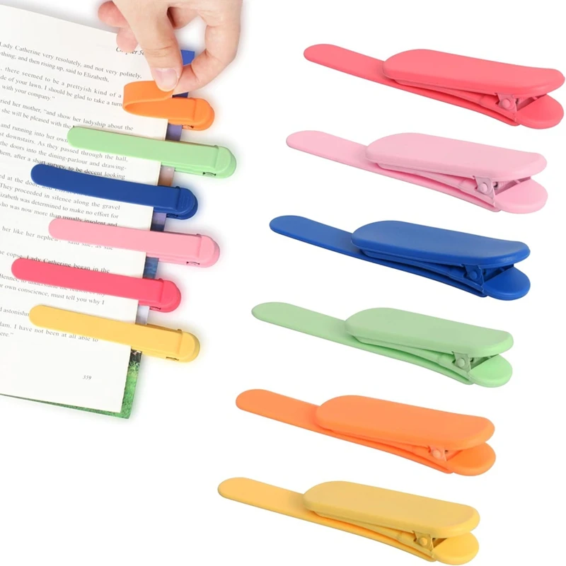 Book Marks For Reading Women, 6PCS Colorful Book Accessories, Bookmark Clip, Bookmarks For Women, Gifts