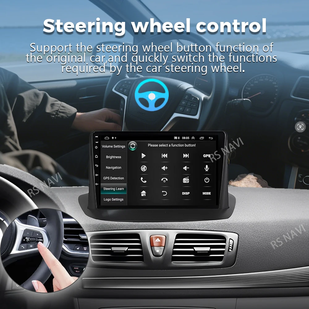 Android 15 Für Renault Megane 3 2008-2014 2K QLED Android Auto Radio Multimedia Video Player GPS AI Stimme CarPlay 4G Stereo