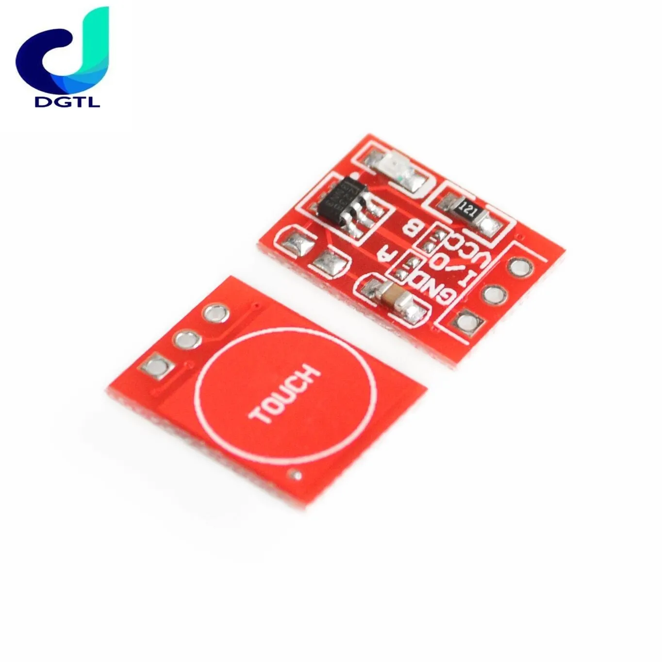 100PCS NEW TTP223 Touch button Module Capacitor type Single Channel Self Locking Touch switch sensor