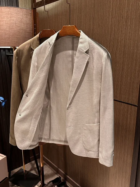 

Italian old money style 26 spring new men's linen casual suit