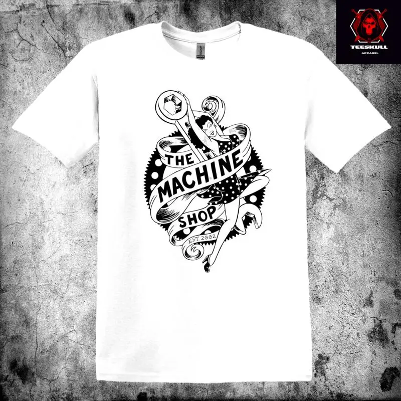 The Machine Shop American Rock Band Tee Unisex Heavy Cotton T-SHIRT S-3XL