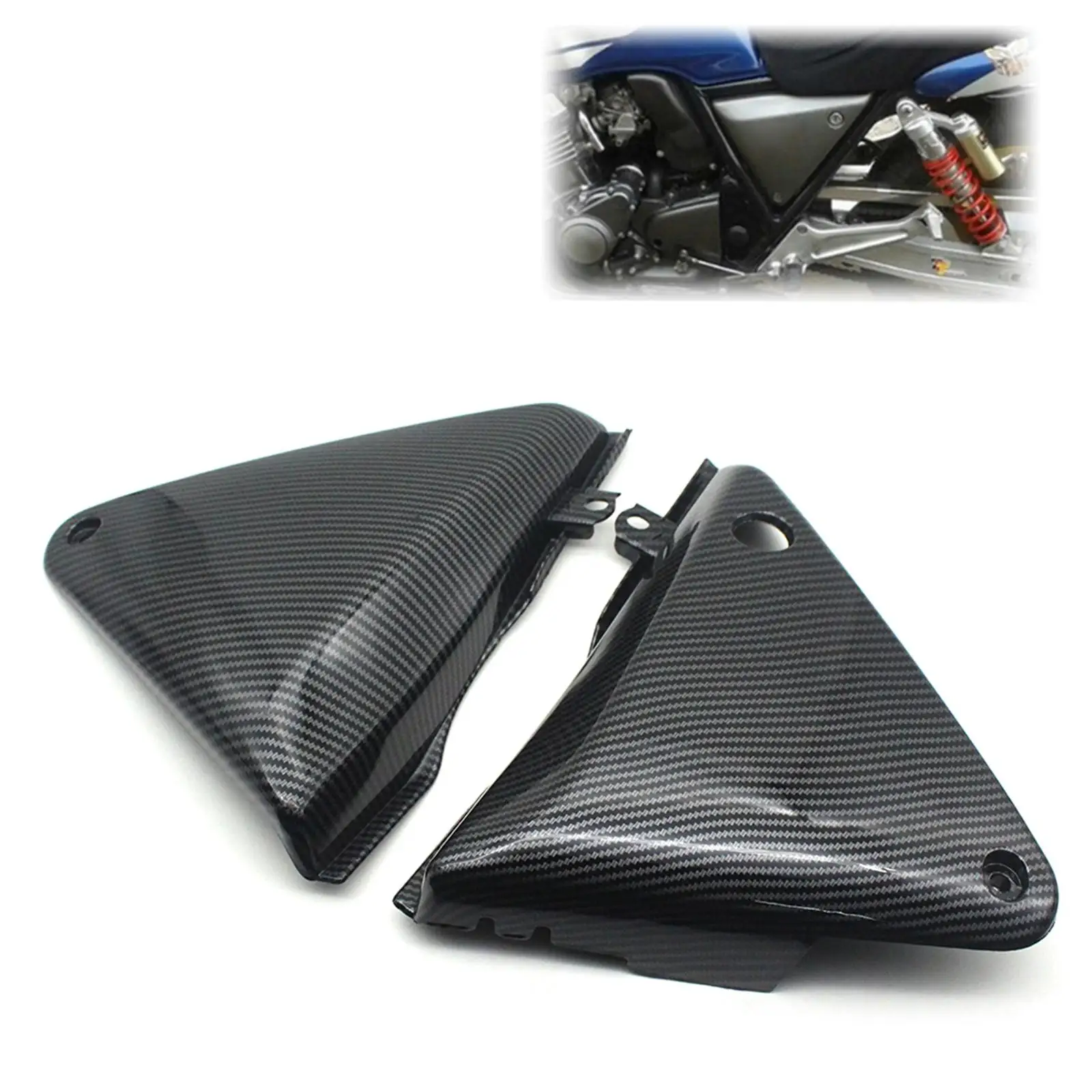 

ABS Side Panels Cover Fairing Cowling Plate Protective Body Frame Guard for Honda CB400 SF Superfour 1992-1998