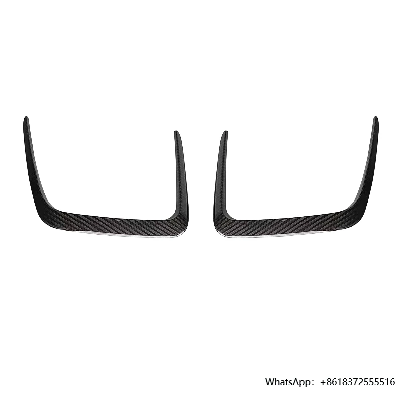 

daFor M4 G82 2020-IN MP Style Carbon Fiber Rear Bumper Splitters Fins Rear Side Vents Canards Blade
