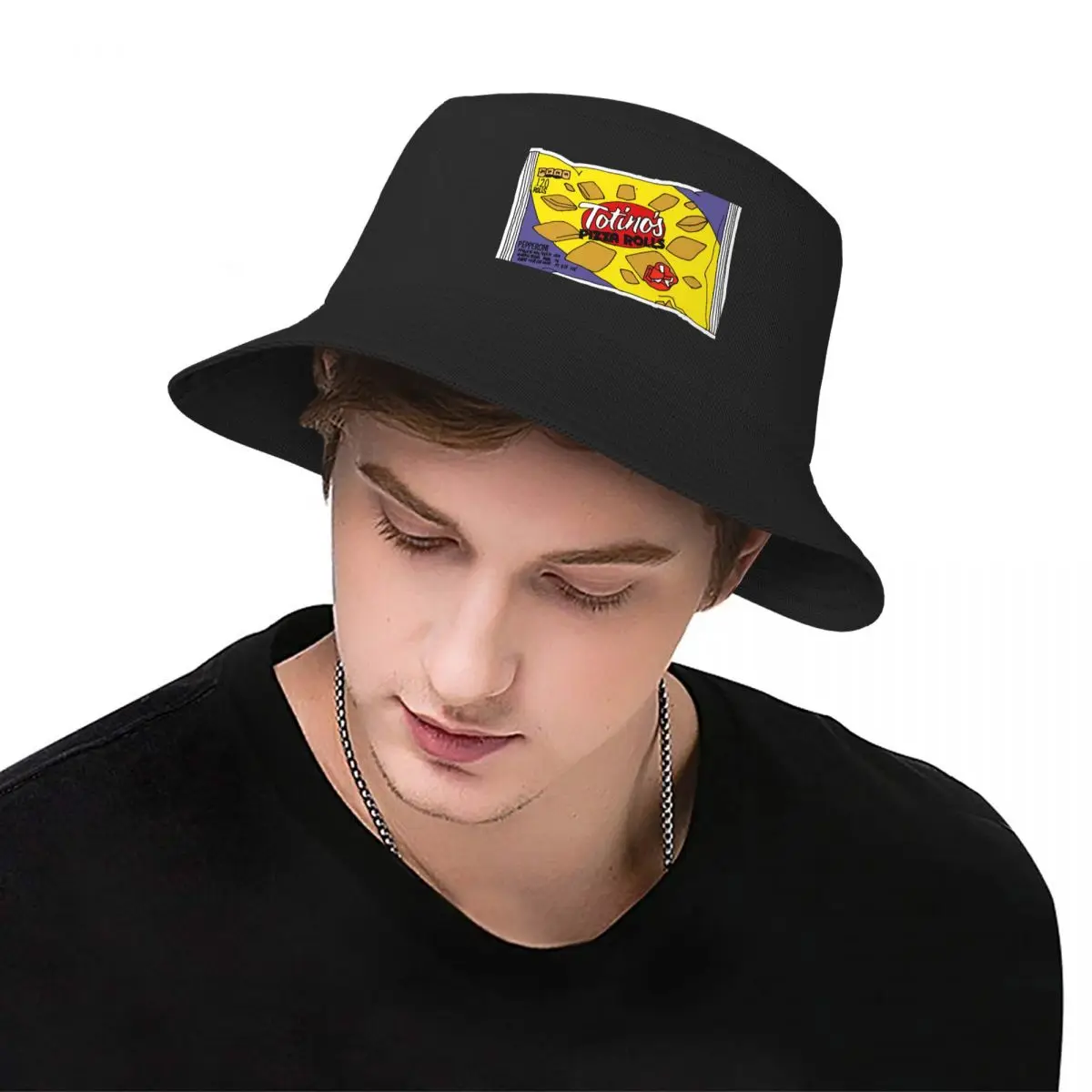 Pizza Rolls Bucket Hat Anime hard hat Luxury Brand beach hat Men's Women's