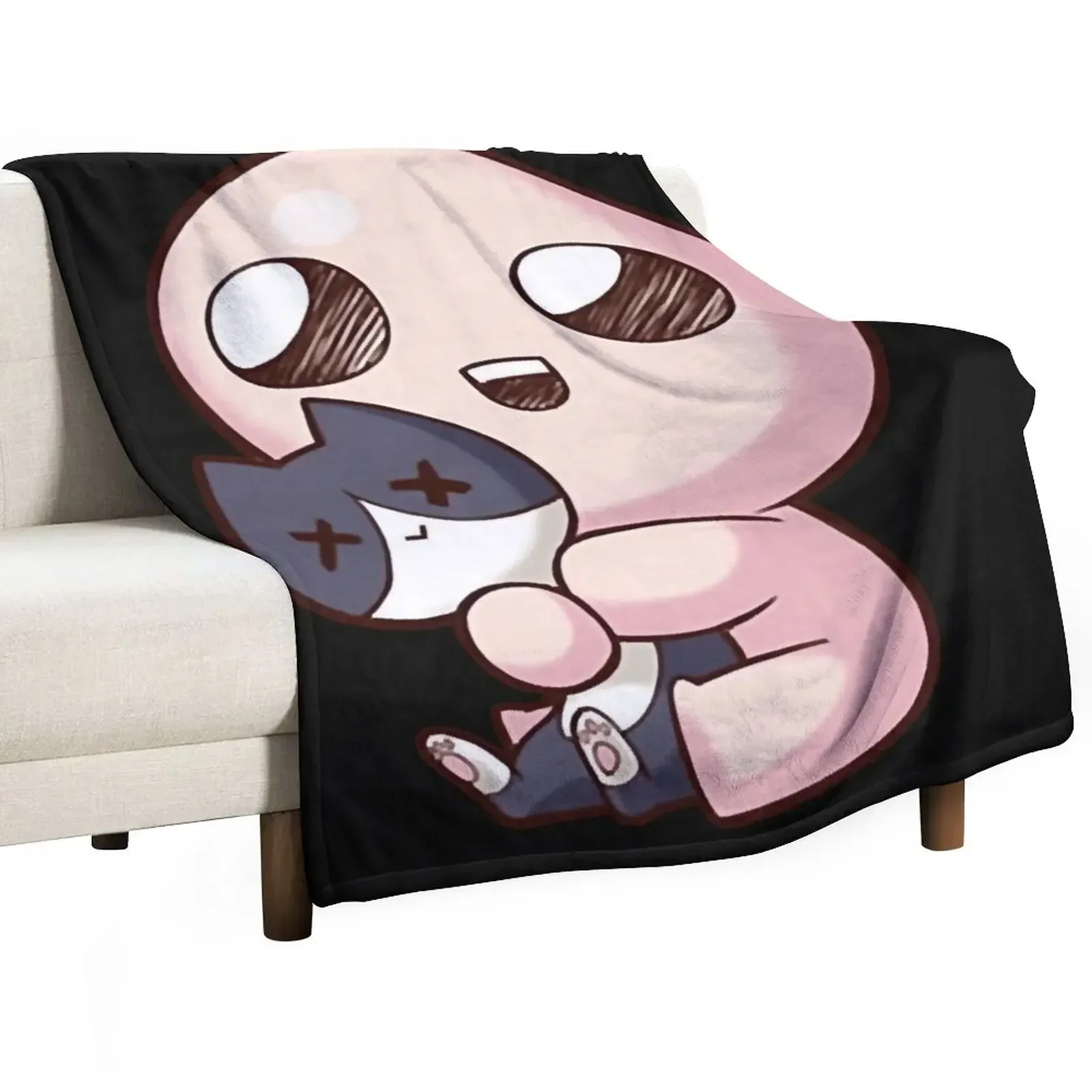 

New The Binding of Issac Issac Throw Blanket Hairy Picnic Blankets