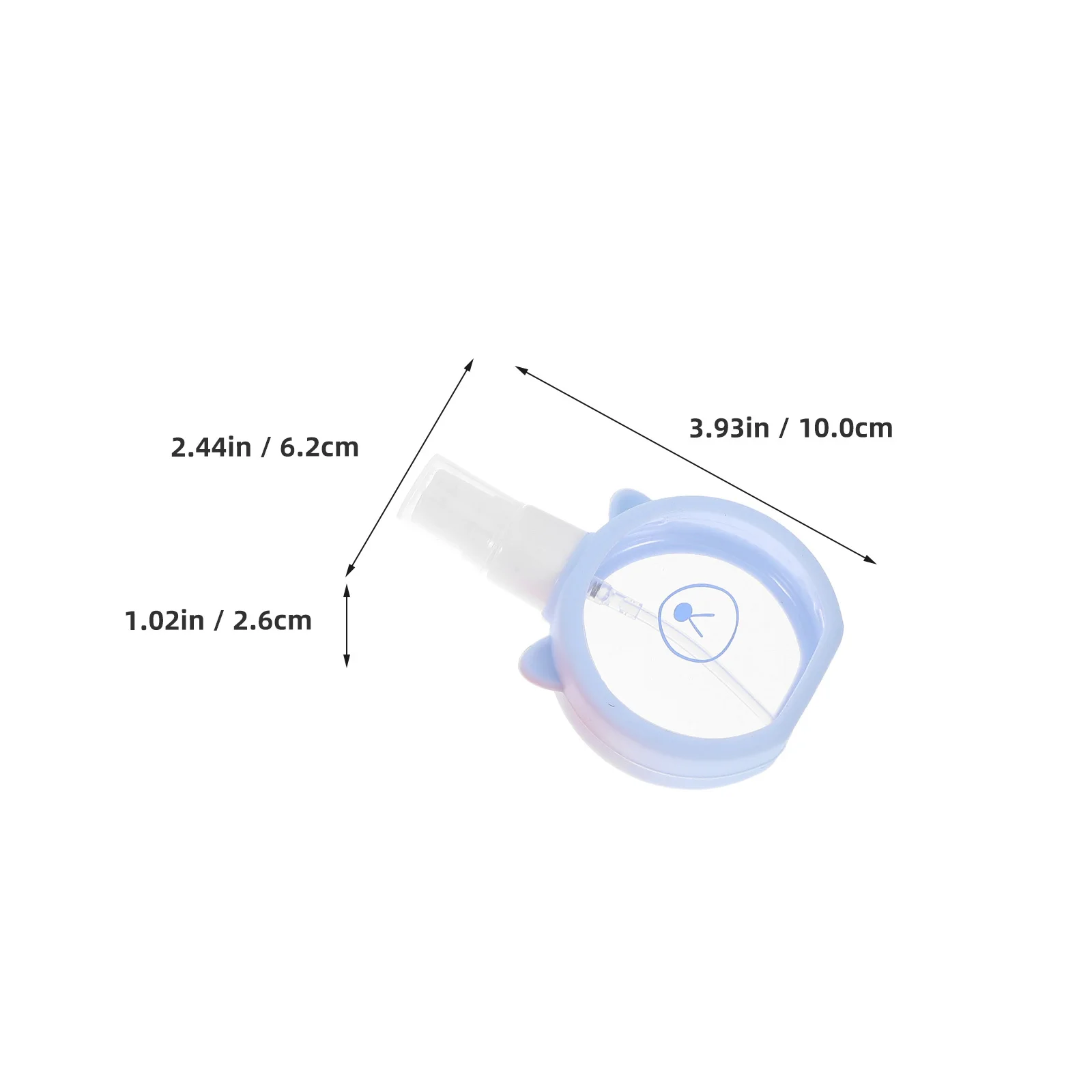 4 ชิ้นขวดสเปรย์สำหรับเดินทางแบบพกพาขนาดเล็กขวดสเปรย์พลาสติกชุดทนทานป้องกันการรั่วซึมสำหรับใบหน้าผมแต่งหน้าอุปกรณ์เสริมการเดินทาง