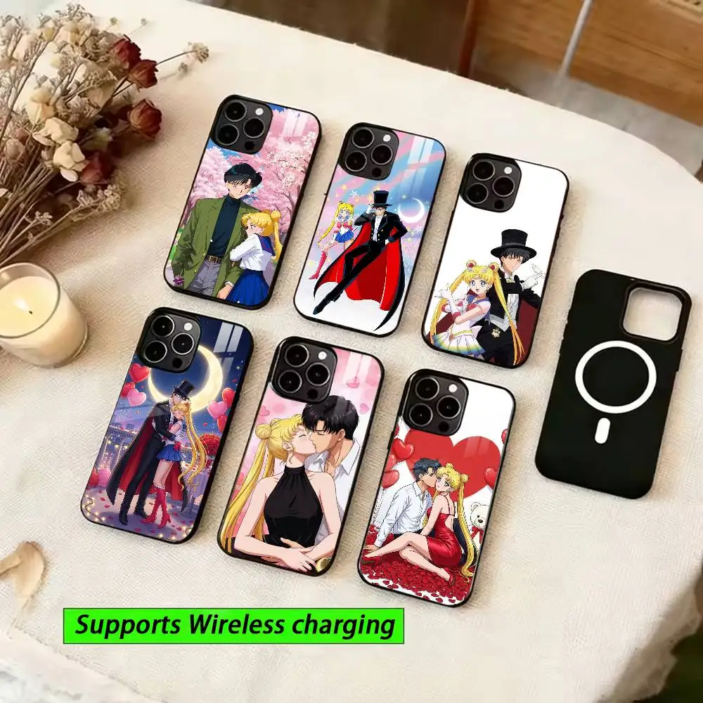 

Usagi - Mamoru Couple Exclusive Phone Case For iPhone Magnetic 15,16,17,14,13,12,11 Plus,Pro with Wireless Charging