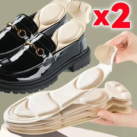 여성용 미끄럼 방지 신발 밑창 안창, 부드러운 스폰지 힐 삽입, 힐 포스트 백, 하이힐 통증 완화 신발, 2 개