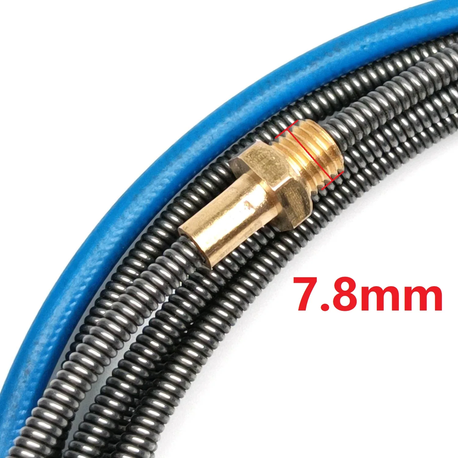 Imagem -03 - Metros 14ak Arma Mig Tocha de Soldagem a Gás Forro Aço Chumbo Stinger 15ak Bico Difusor de Gás m6 25 Contato Ponta Máquina Soldador Parte 3